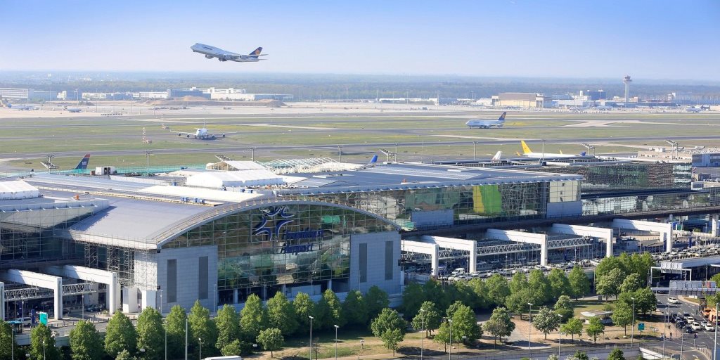Toate aeroporturile active din Germania